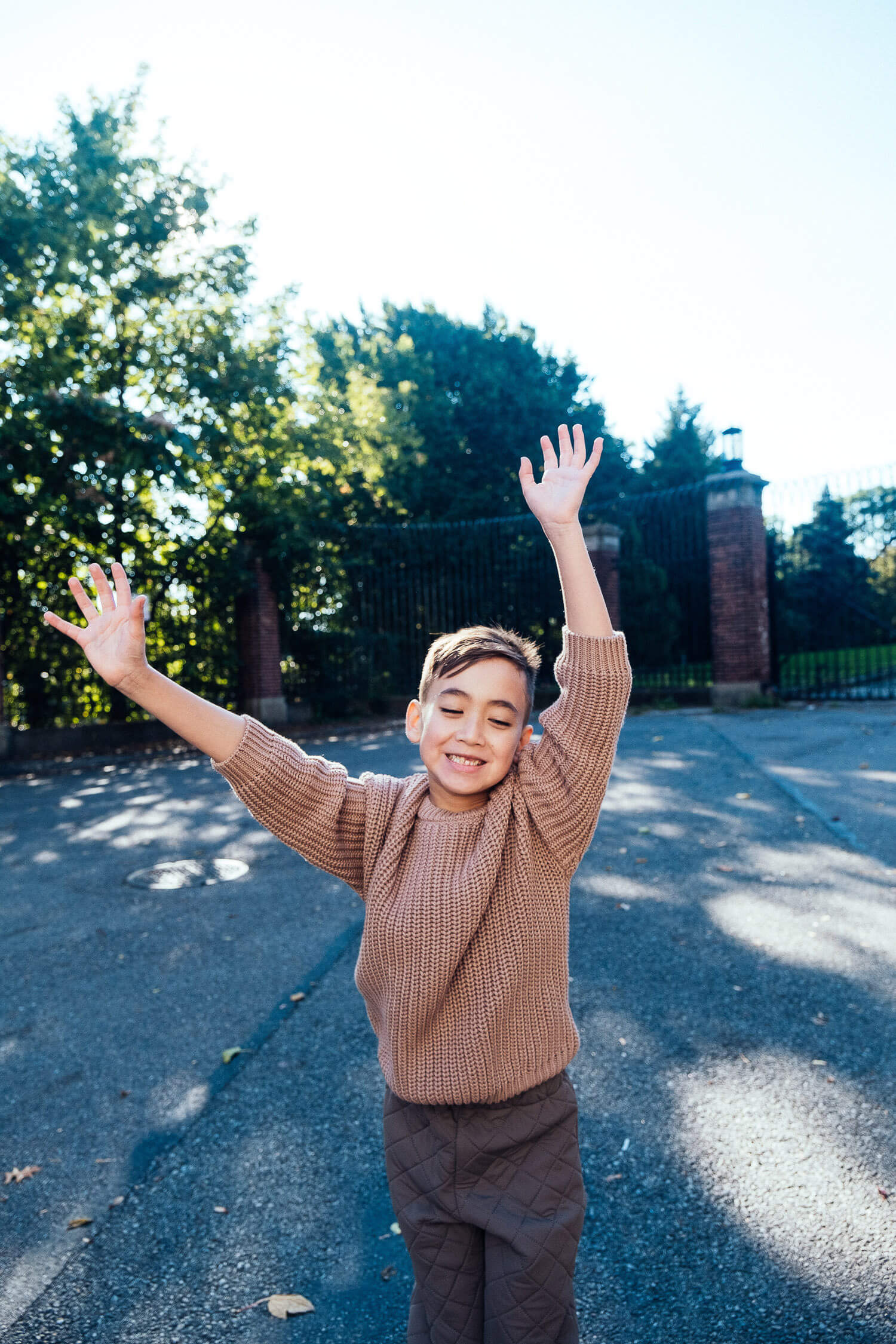 happy kid smiling