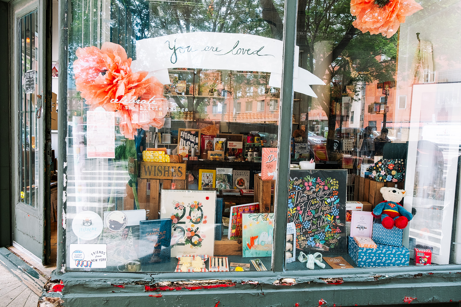 Pink Olive gift boutique window